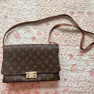 Monogram Brown Crossbody Bag